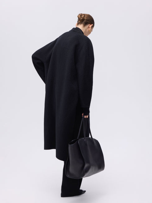 Refined Wool Belted Coat